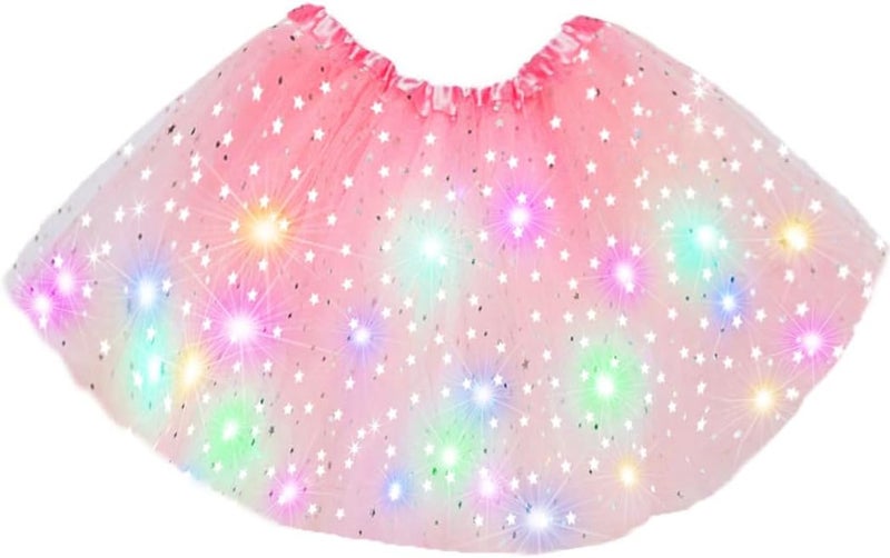 Nicute Light Up Tutu Led Layered Tulle Tutus Skirt for Women - Image 1